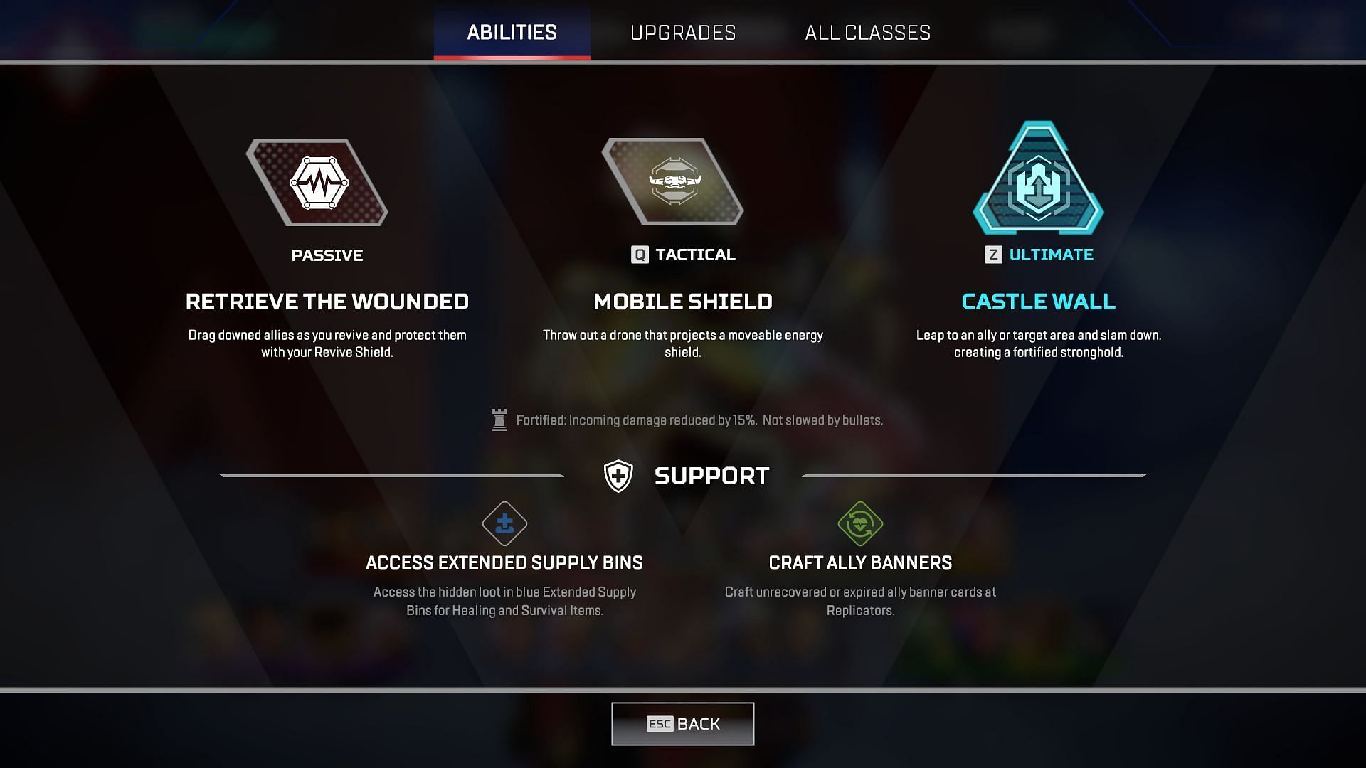 Newcastle&#039;s abilities in Apex Legends (Image via Electronic Arts)