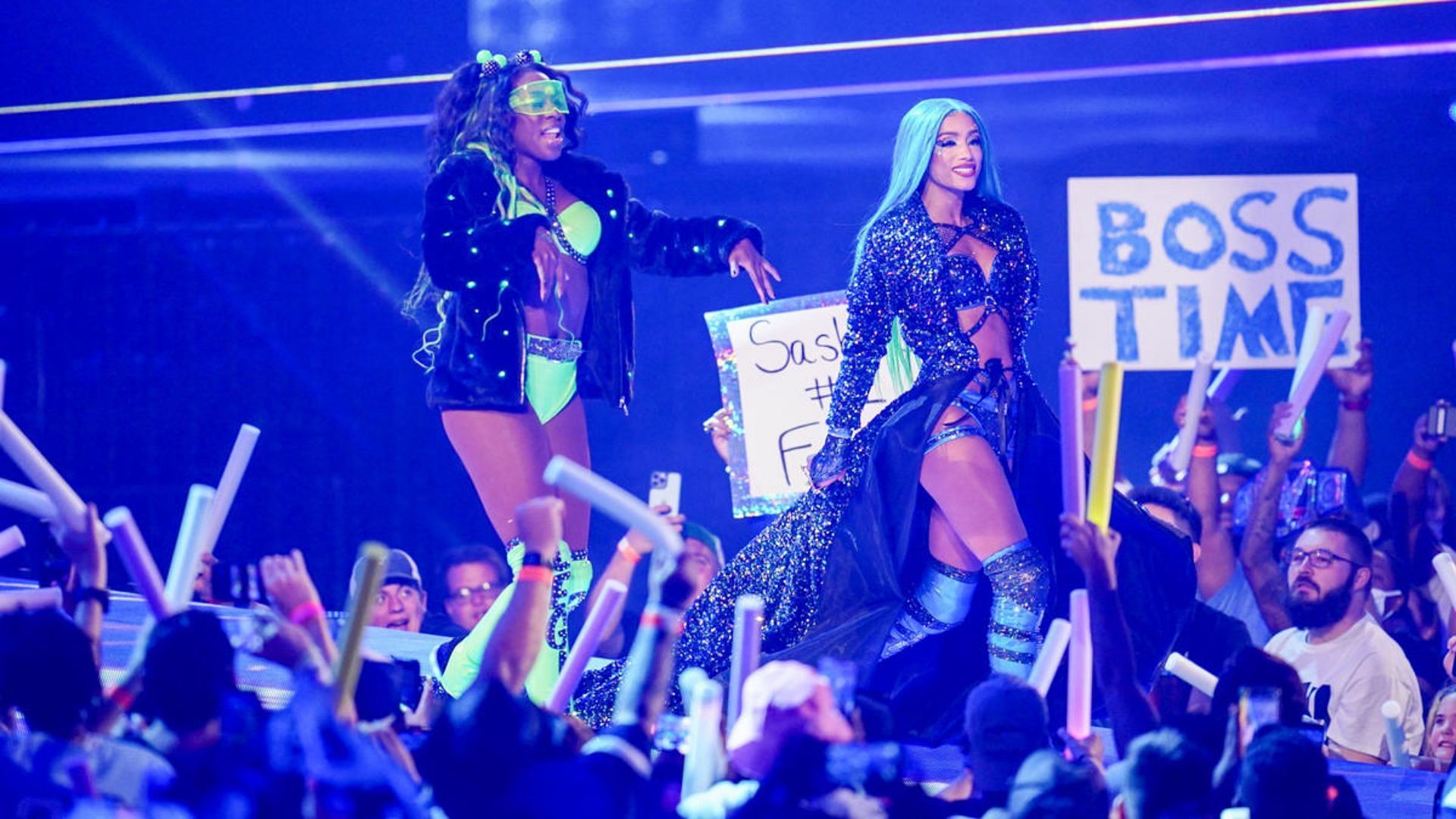 Naomi and Sasha Banks both walked out of WWE in 2022