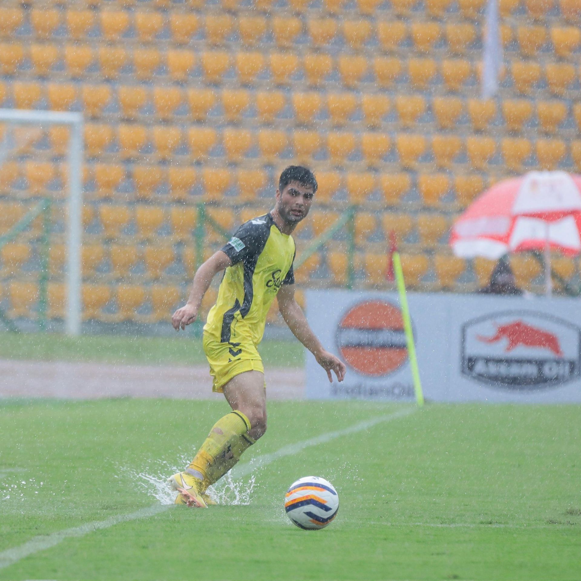 Sajad Parray in action for Hyderabad in the Durand Cup earlier this season. (Hyd FC Media)