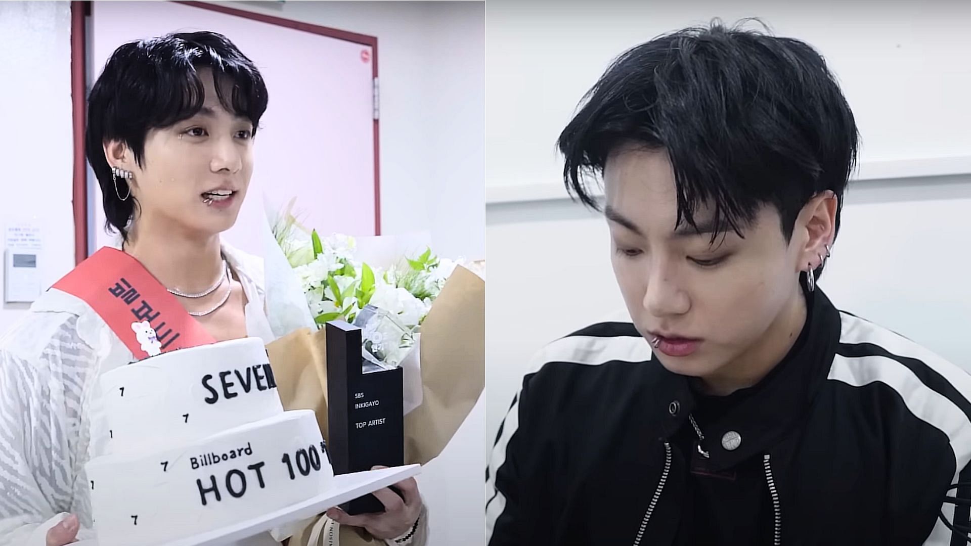 Jungkook makes ARMYs emotional (images via YouTube/BANGTANTV)