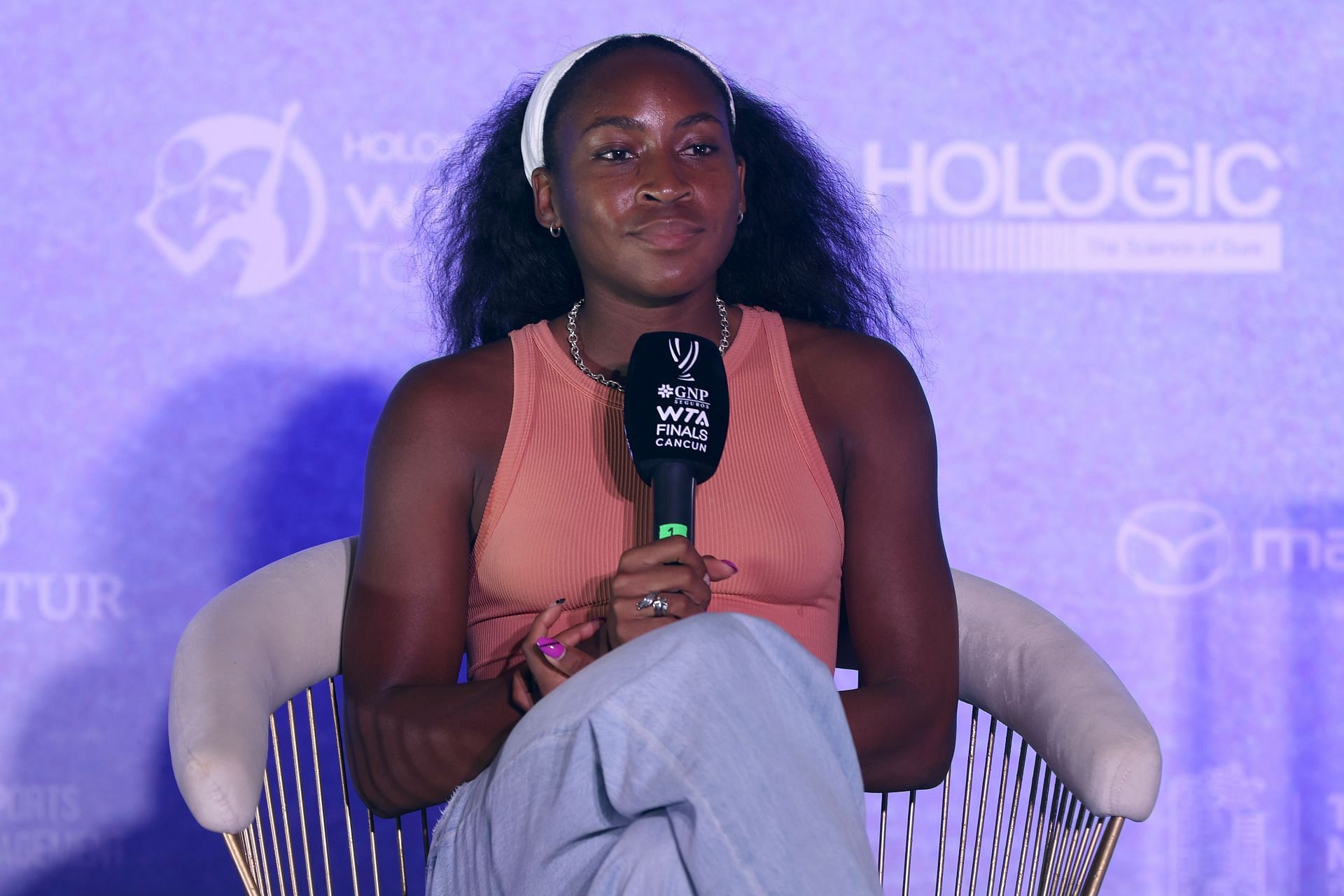 Coco Gauff at the 2023 WTA Finals