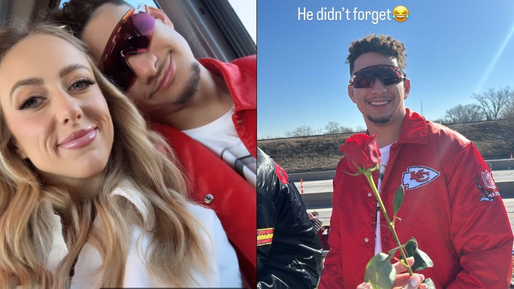 Brittany and Patrick Mahomes enjoying Valentine&#039;s Day together