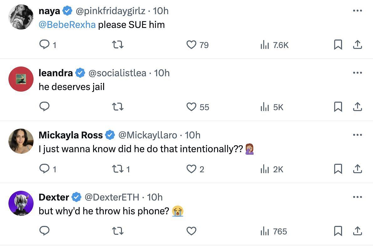 The news of Rexha&#039;s attacker&#039;s charges likely to be dismissed leaves netizens appalled: Reactions explored. (Image via @popcrave/ X)