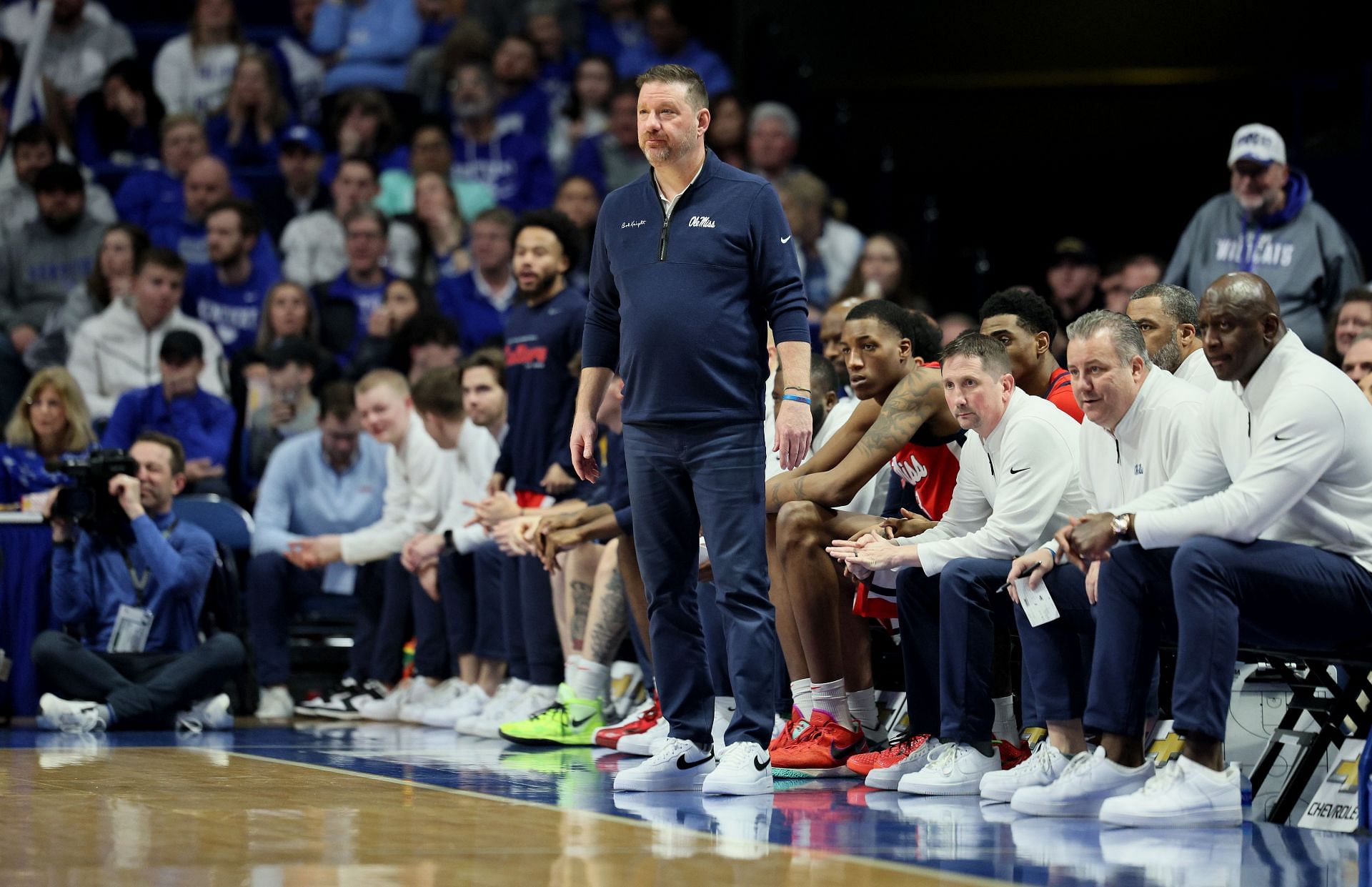 Ole Miss coach Chris Beard could use a win over South Carolina to help the Rebels' Tournament standing.