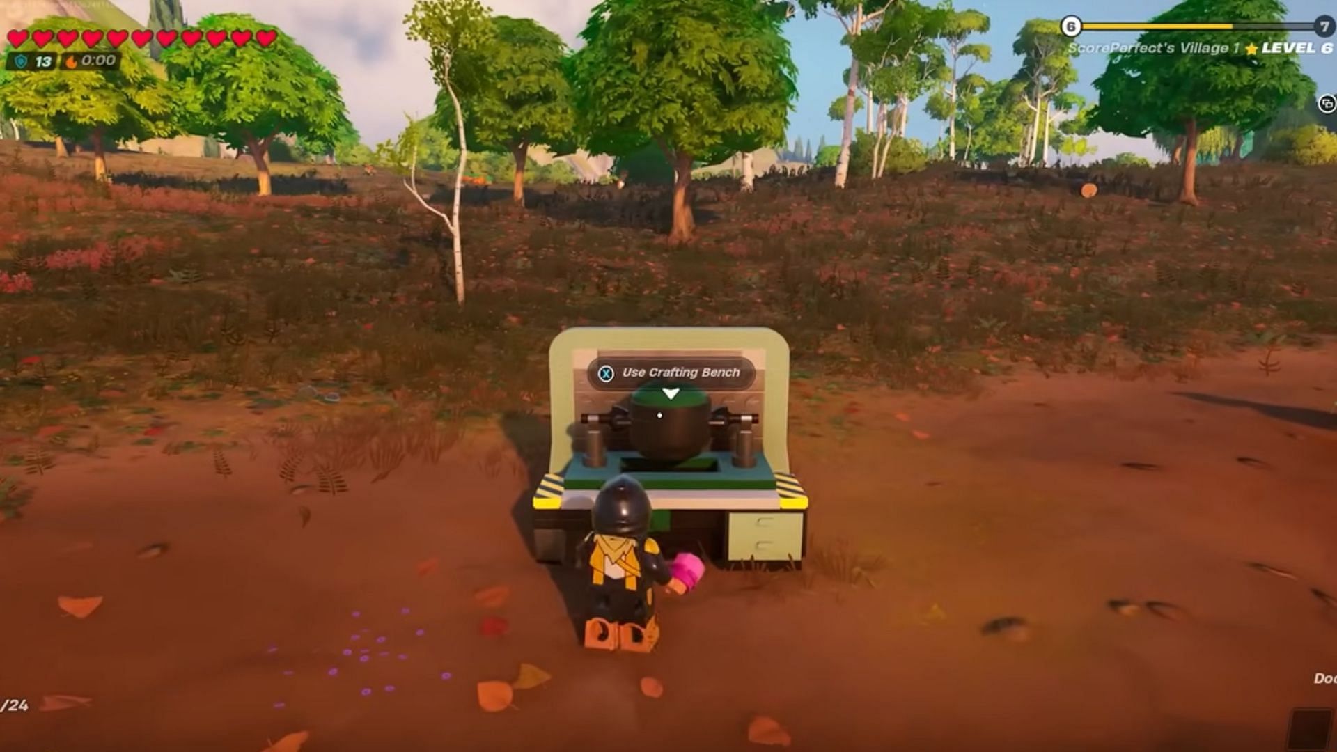 Upgrade your Crafting Bench within LEGO Fortnite