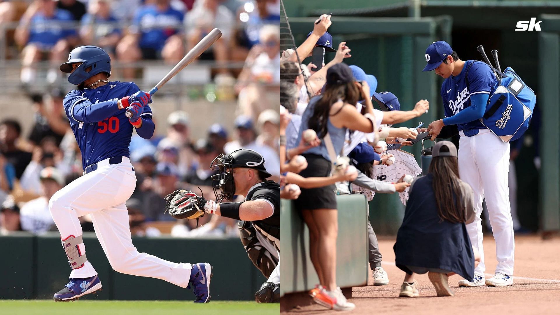 Los Angeles Dodgers Sluggers Mookie Betts &amp; Shohei Ohtani