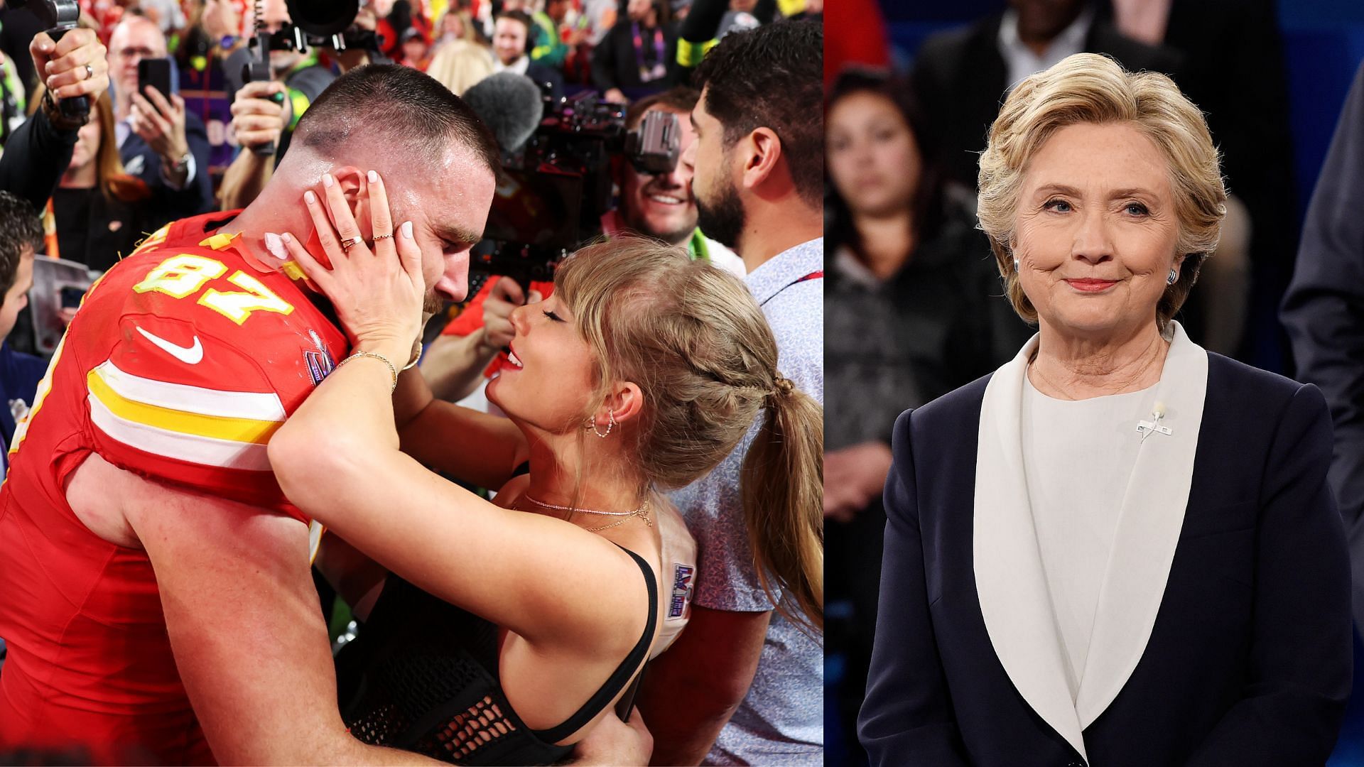 Hillary Clinton sends sly wishes to Travis Kelce as Chiefs win Super Bowl 58 
