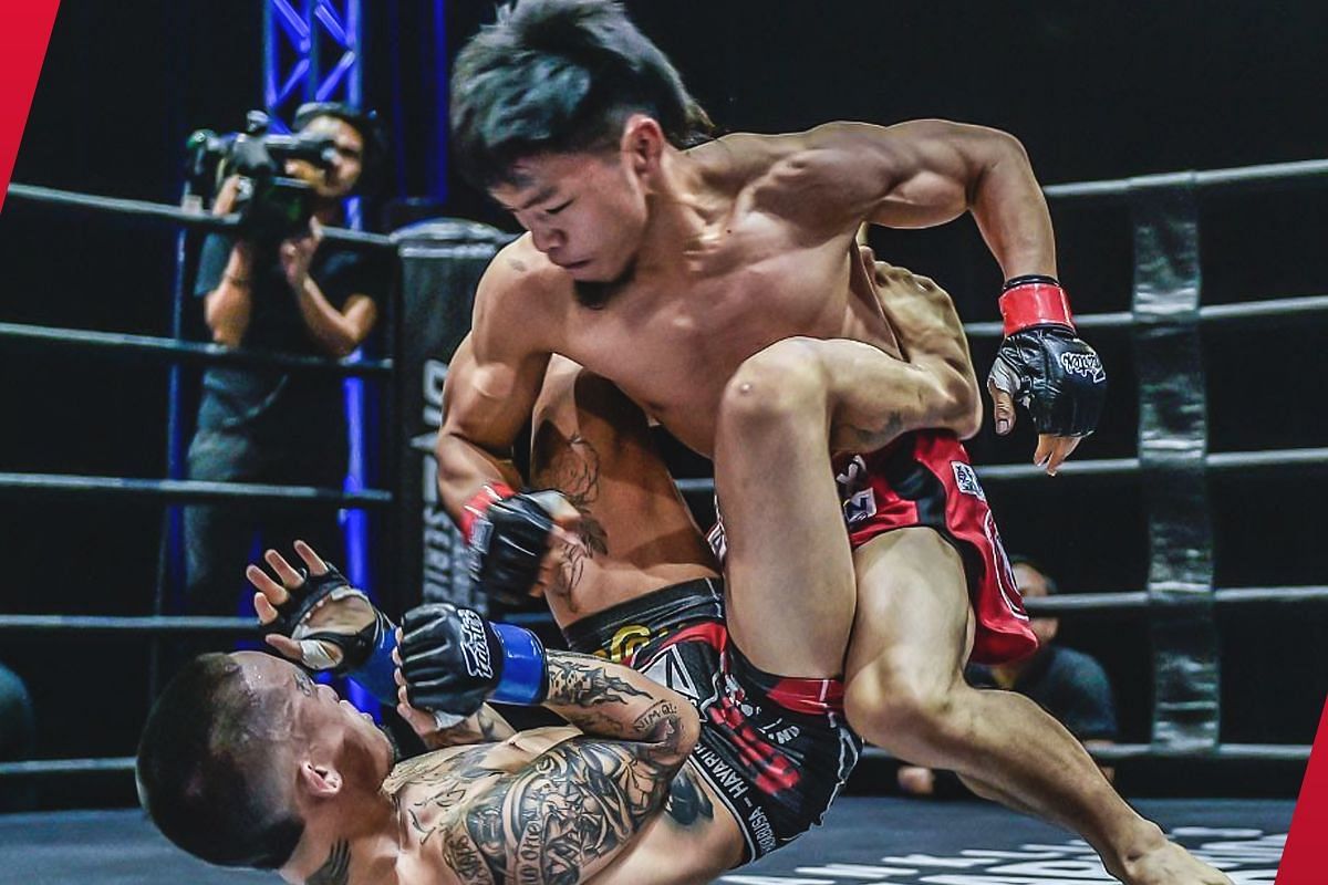 Lito Adiwang fighting Anthony Do [Photo via: ONE Championship]