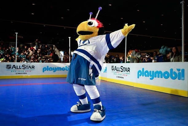 Tampa Bay Lightning mascot Thunderbug