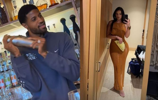 9x All-star Paul George's wife Daniela shows off $8,500 Zeina dress amid luxe vacation