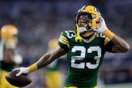 Jaire Alexander: NFC Wild Card Playoffs - Green Bay Packers v <a href='https://www.sportskeeda.com/nfl/dallas-cowboys' target='_blank' rel='noopener noreferrer'>Dallas Cowboys</a>