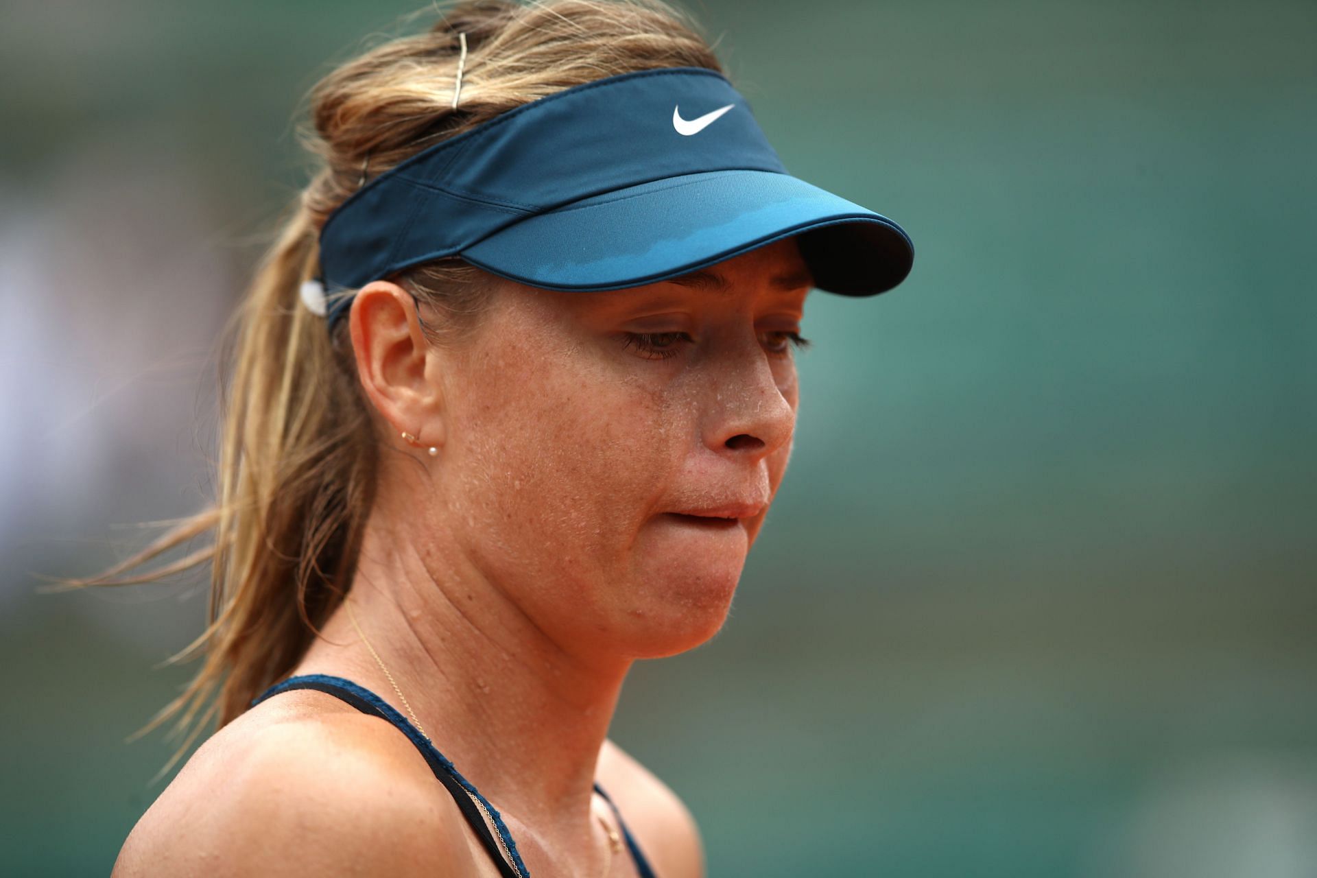 Maria Sharapova pictured at the 2018 French Open