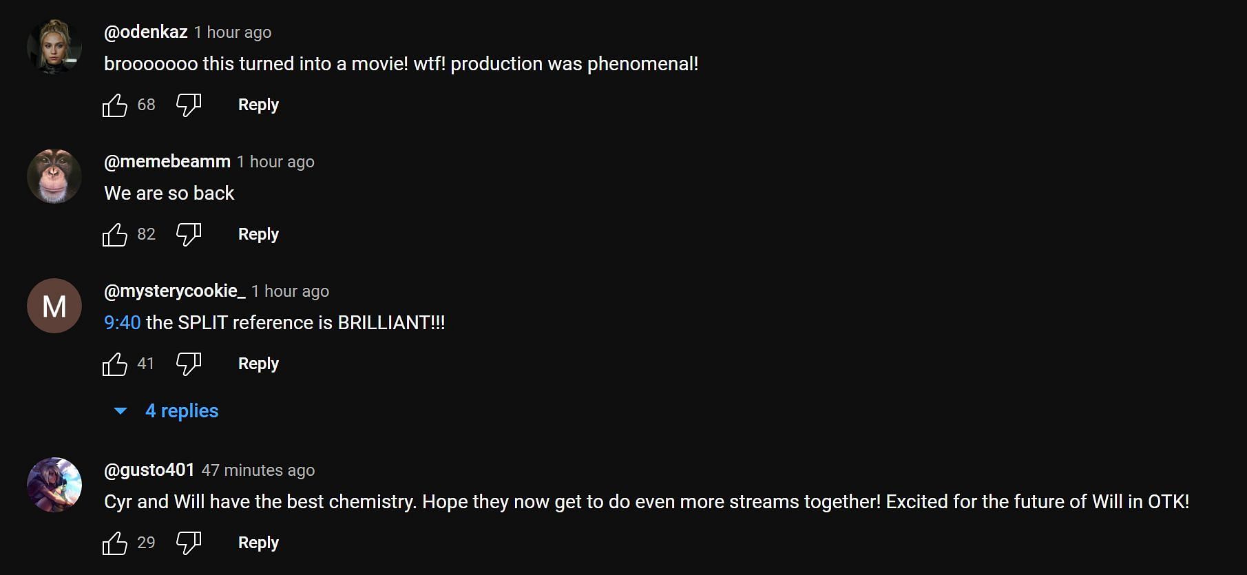 Fans praised the announcement video (Image via OTK/YouTube)