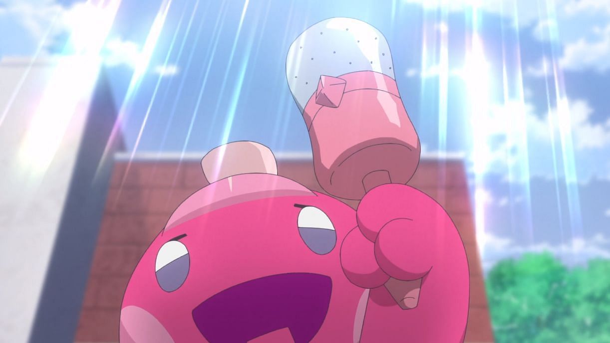 Tinkatink completes its new hammer in Pokemon Horizons Episode 39 (Image via The Pokemon Company)