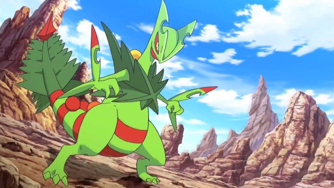 Mega Sceptile can be tricky to build against, given its high attack stat (Image via The Pokemon Company)