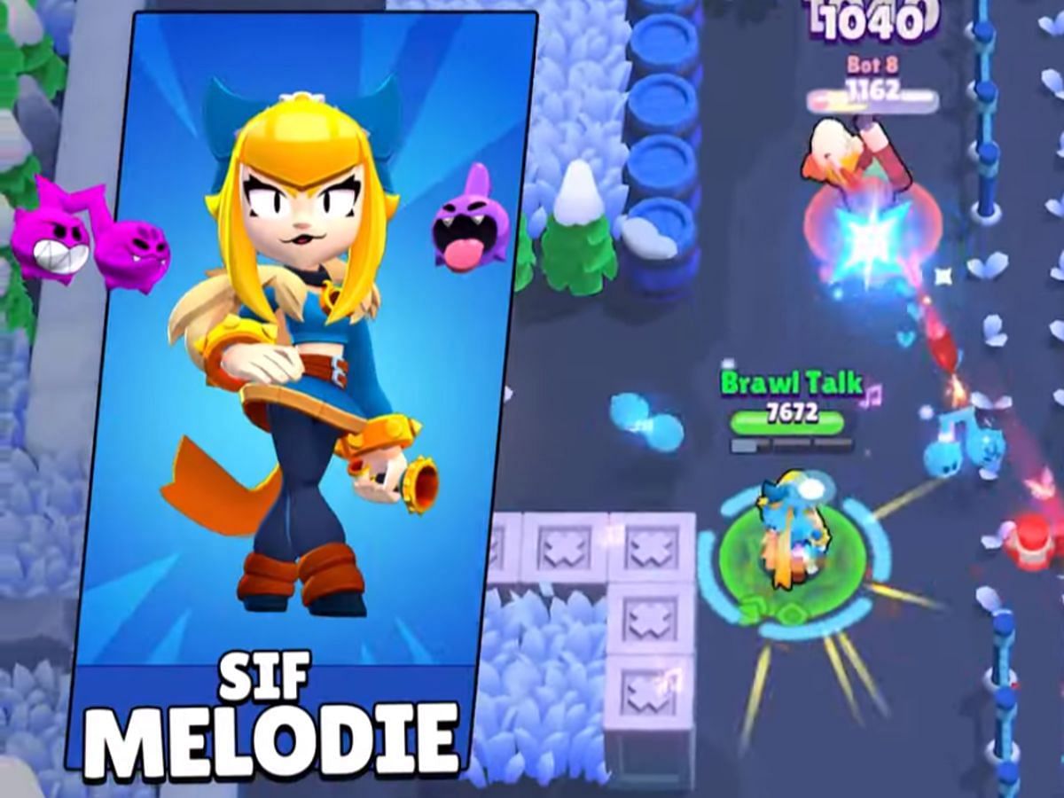 All Melodie abilities in Brawl Stars