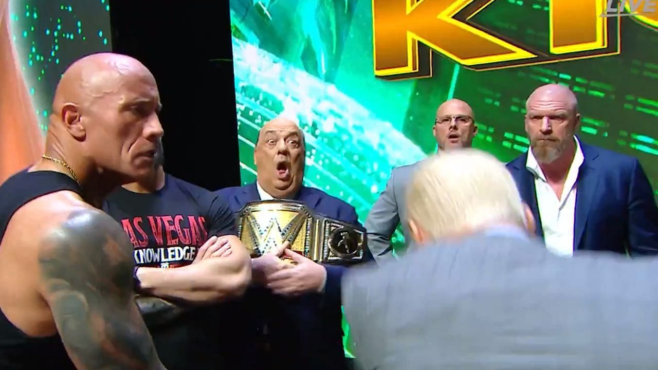 The Rock slaps Cody (via WWE