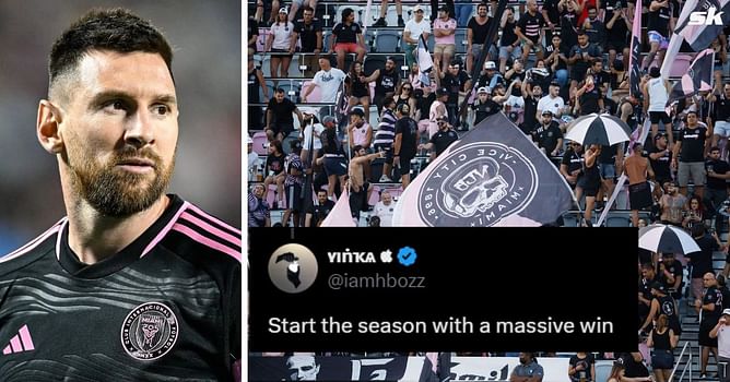 "Start the season with a massive win", "W lineup" - Fans react as Lionel Messi-led Inter Miami name XI to face Real Salt Lake in season opener