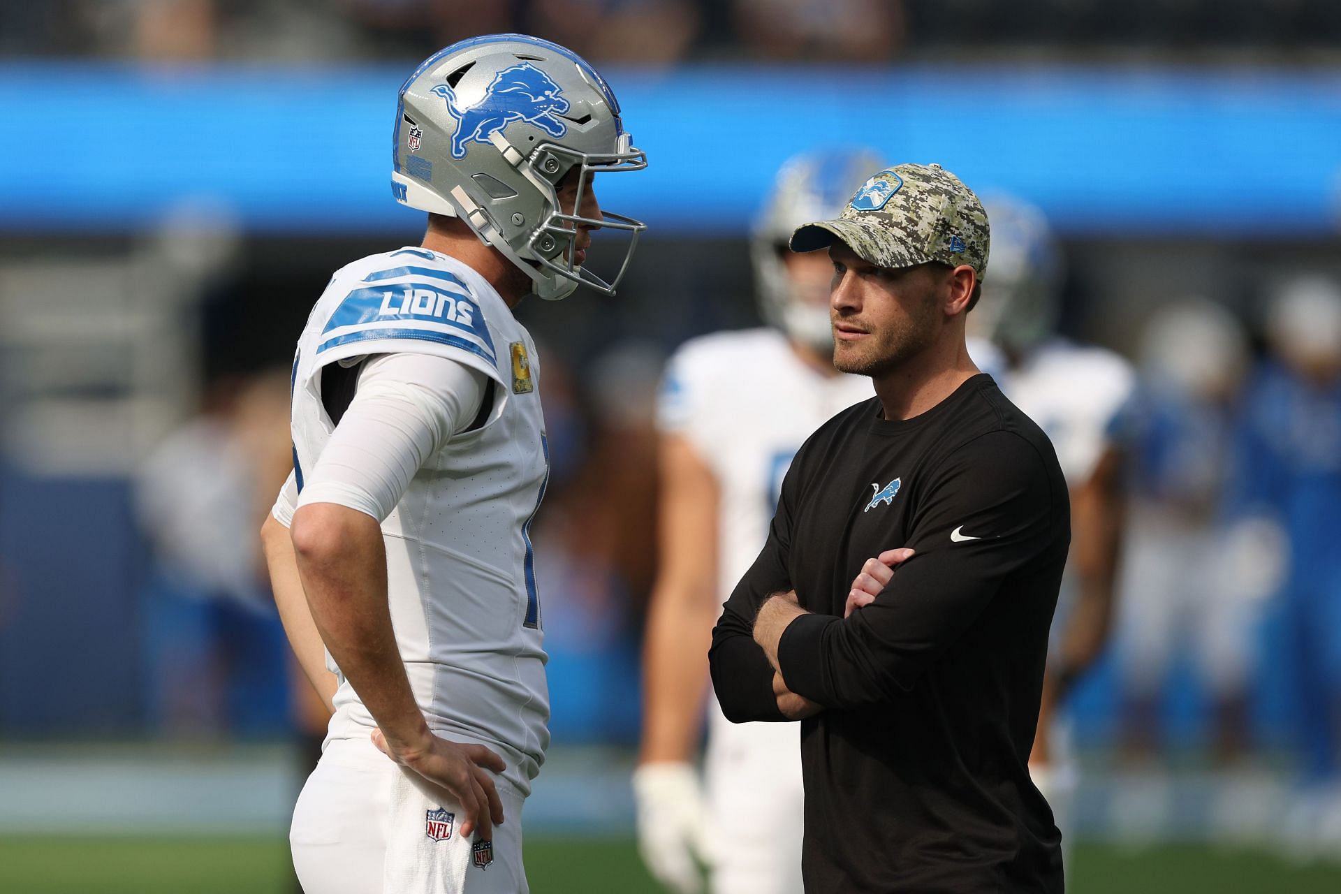 Ben Johnson talks with Jared Goff