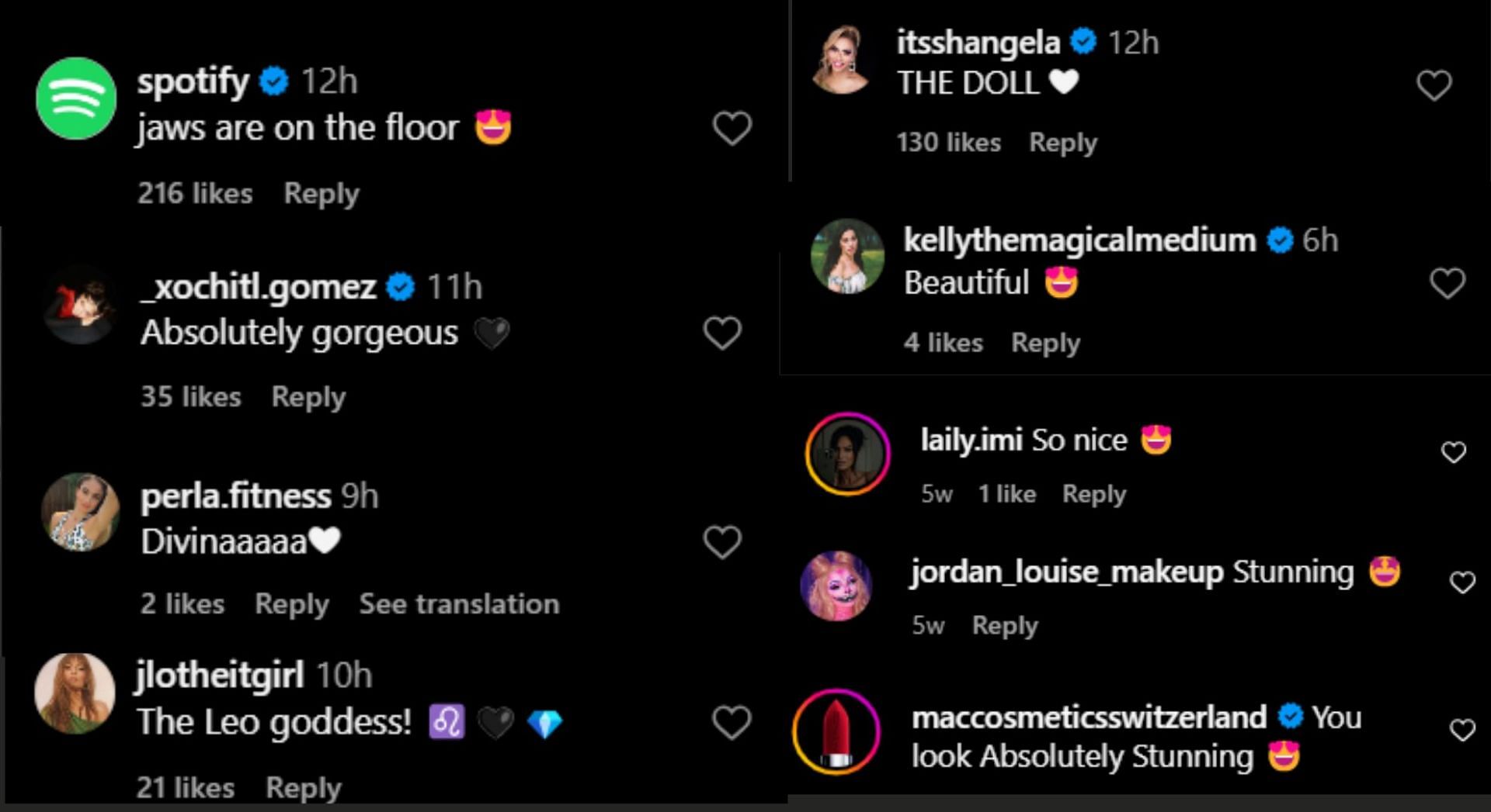 Fan reaction on Jennifer Lopez makeup look (Image via SportsKeeda)