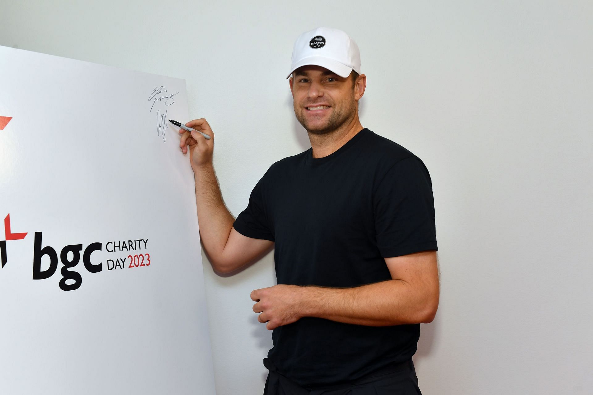 Andy Roddick at a charity event in 2023