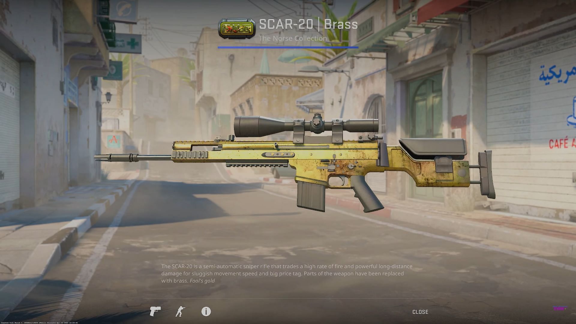 SCAR-20 Brass (image via Valve || YouTube/covernant)