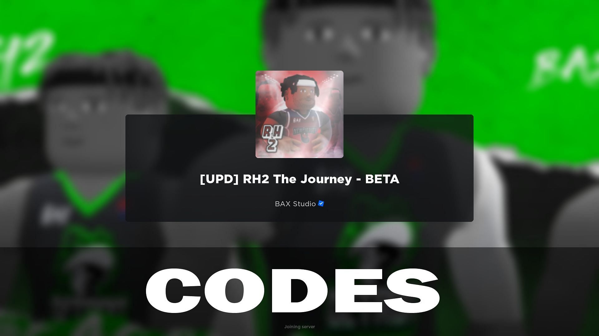 RH2 The Journey codes