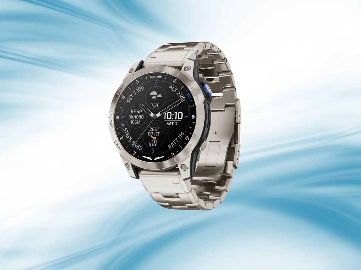 The D2 Mach 1 aviator smartwatch (Image via Garmin)