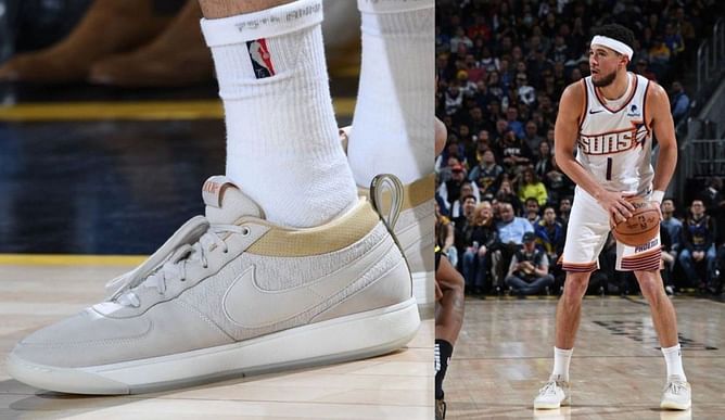 In Photos: Devin Booker showcases latest Nike Book 1 “Mirage” in marquee game vs Warriors