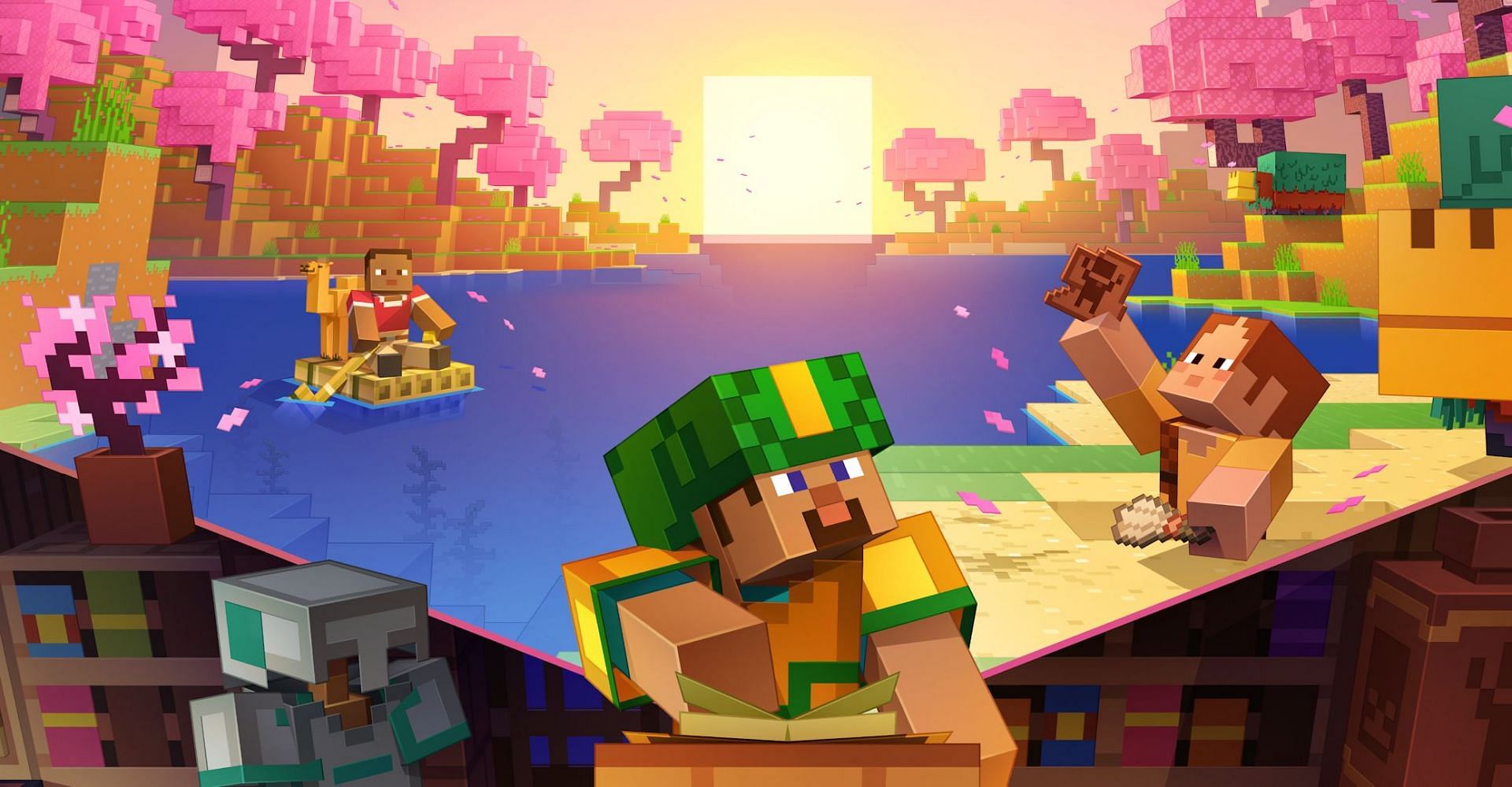 The official art for the latest release (Image via Mojang)