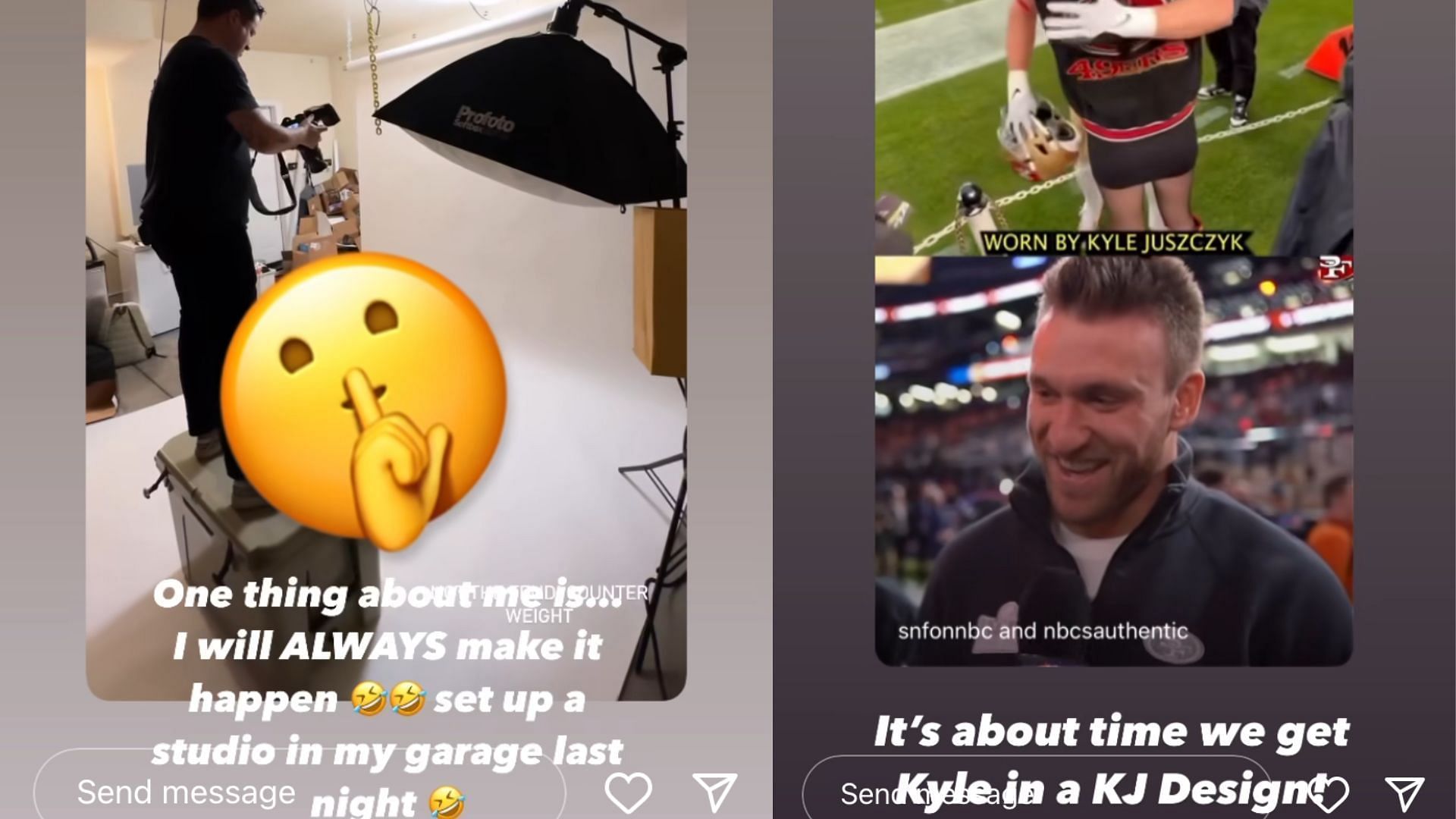Kristin Juszczyk could be designing a piece for her husband.