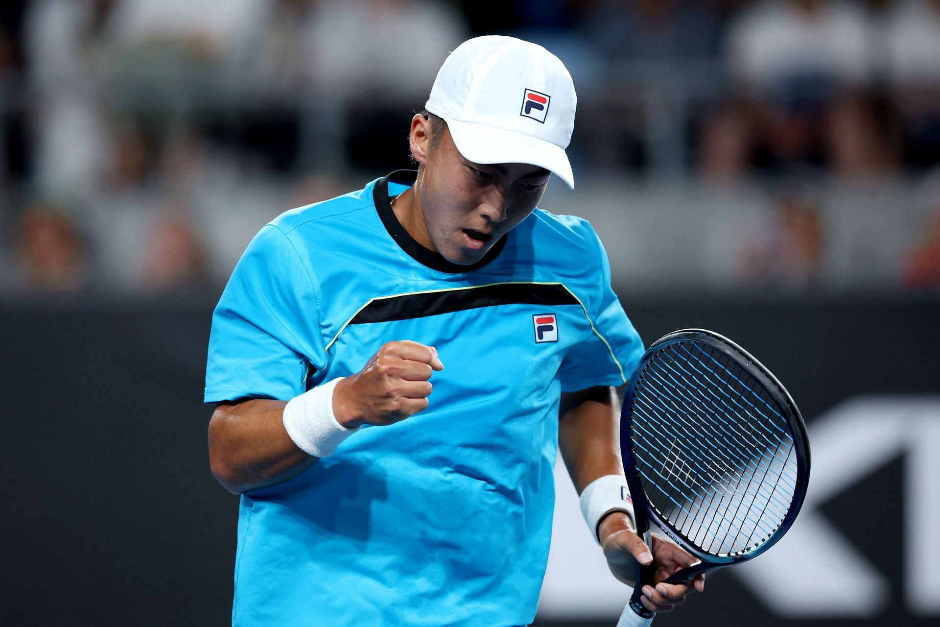 Rinky Hijikata at the 2024 Australian Open at Melbourne Park - Getty Images