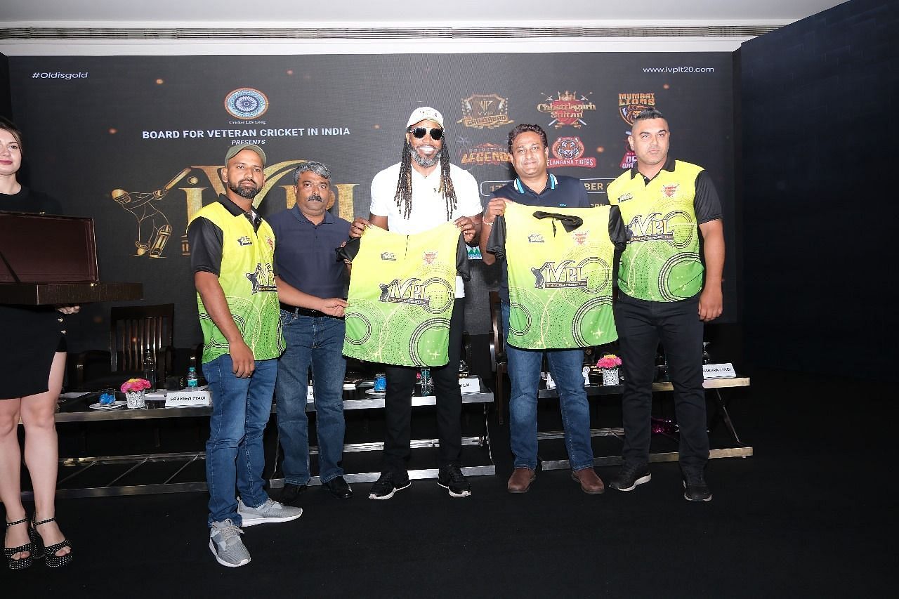Chris Gayle will be leading the Telangana Tigers (Image Courtesy: www.ivplt20.com