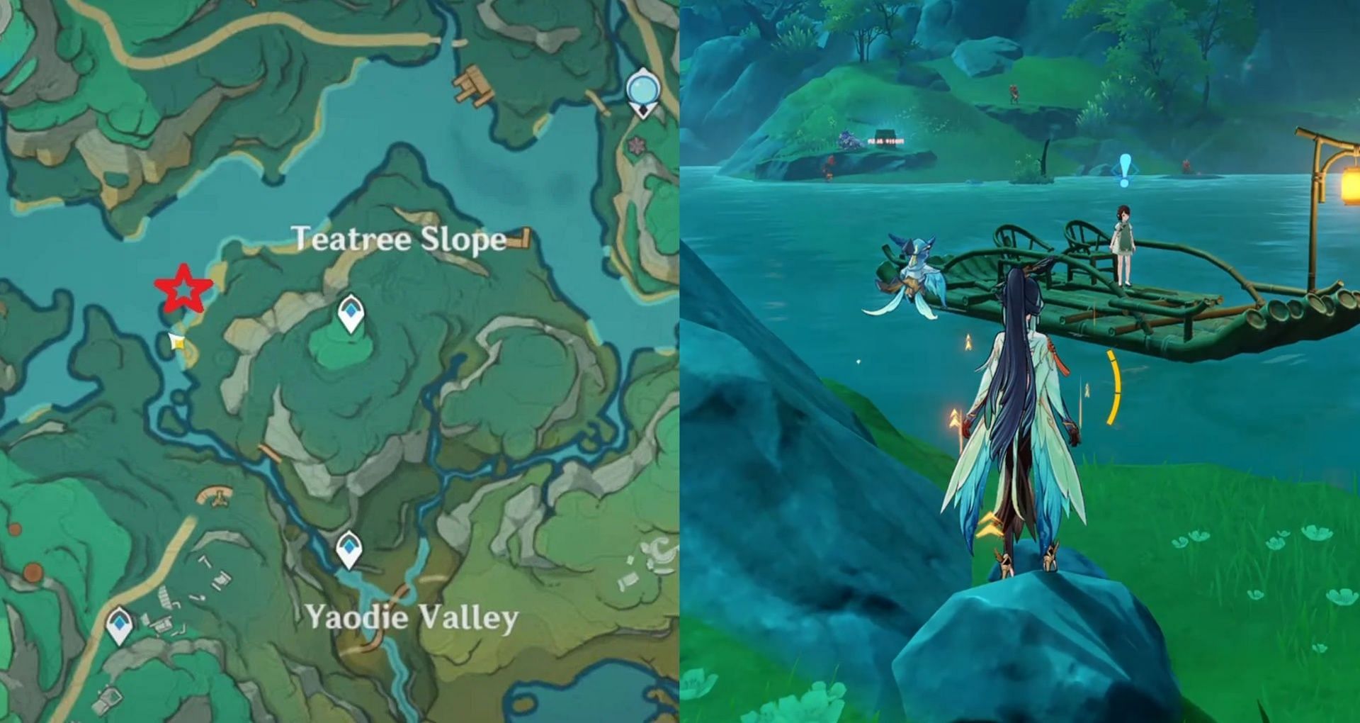 The Roaming Abode quest location (Image via HoYoverse)