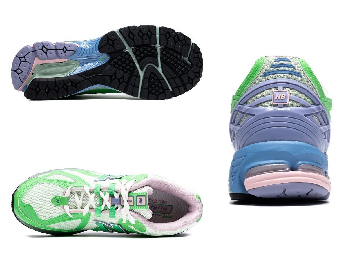 New Balance 1906R Aquatic &quot;Green/Astral Purple&quot; sneakers (Image via Sneaker News)