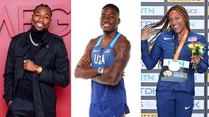 WATCH: Noah Lyles, Grant Holloway, Tara Davis-Woodhall make glam entrances at New Balance Indoor Grand Prix 2024