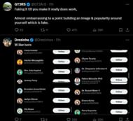 Fans critical of the streamer (Image via X)