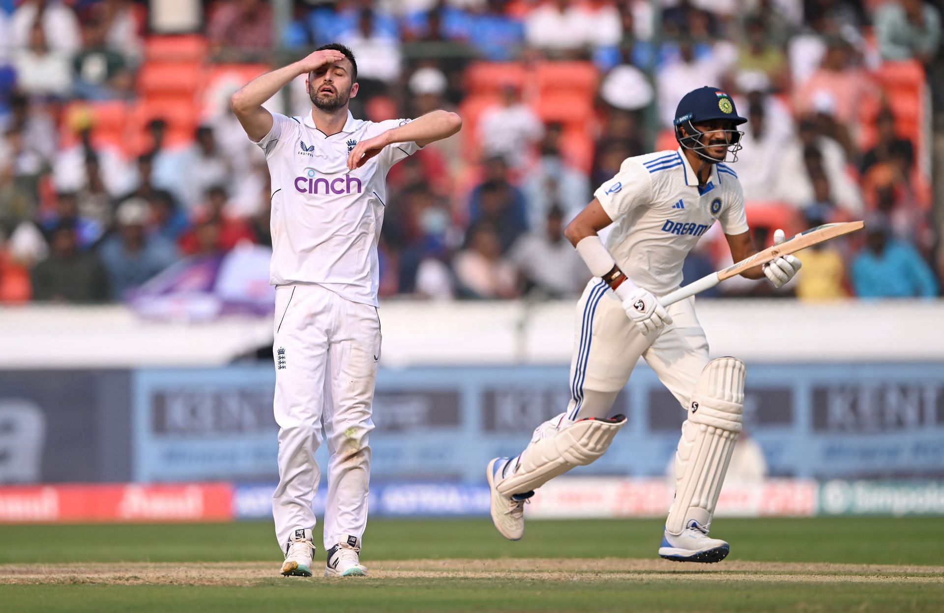 Mark Wood went wicketless in the first Test against India. [P/C: Getty]