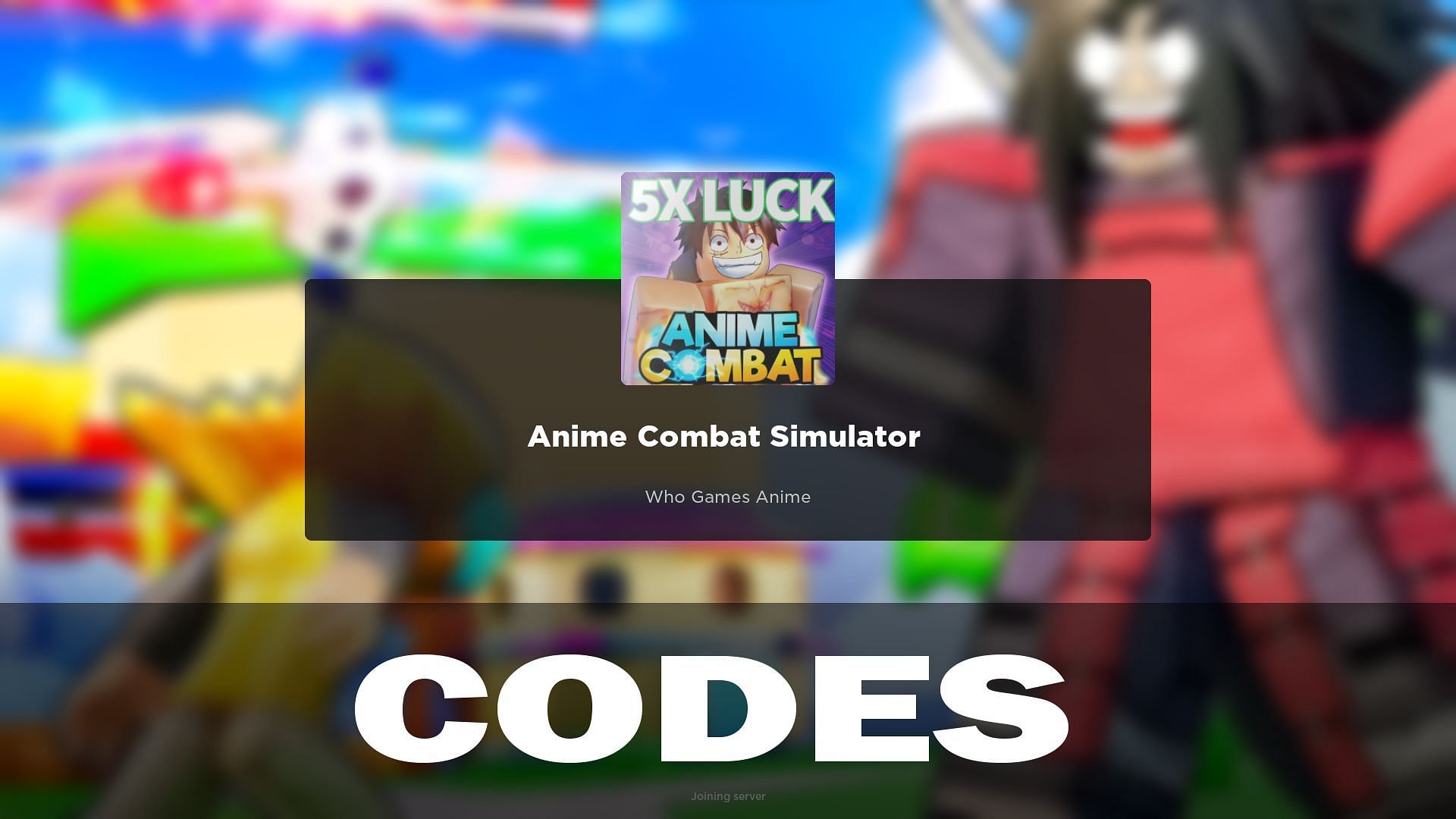 Anime Combat Simulator Codes (March 2024)