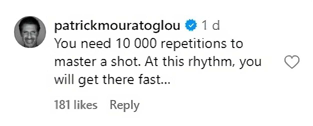 Serena Williams&#039; former coach Patrick Mouratoglou on Instagram