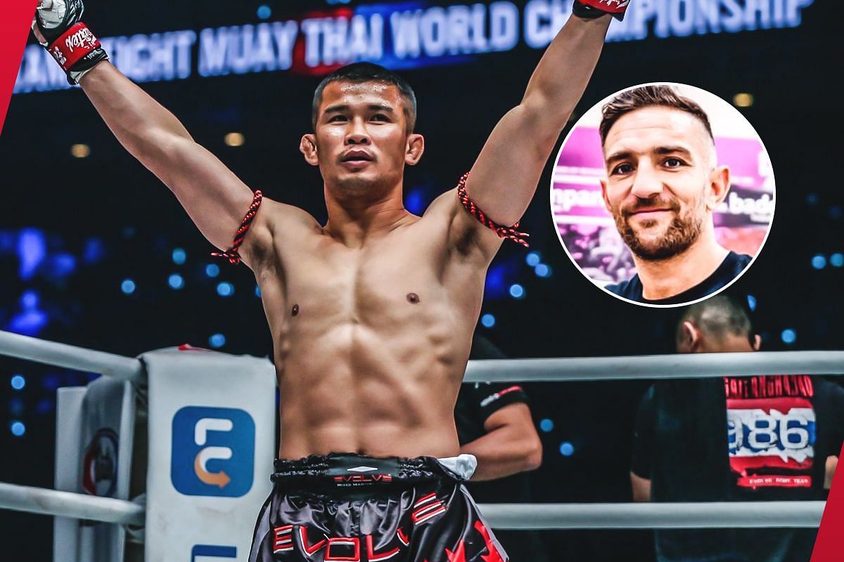 Nong-O (L) and Liam Harrison (R) | Image by ONE Championship