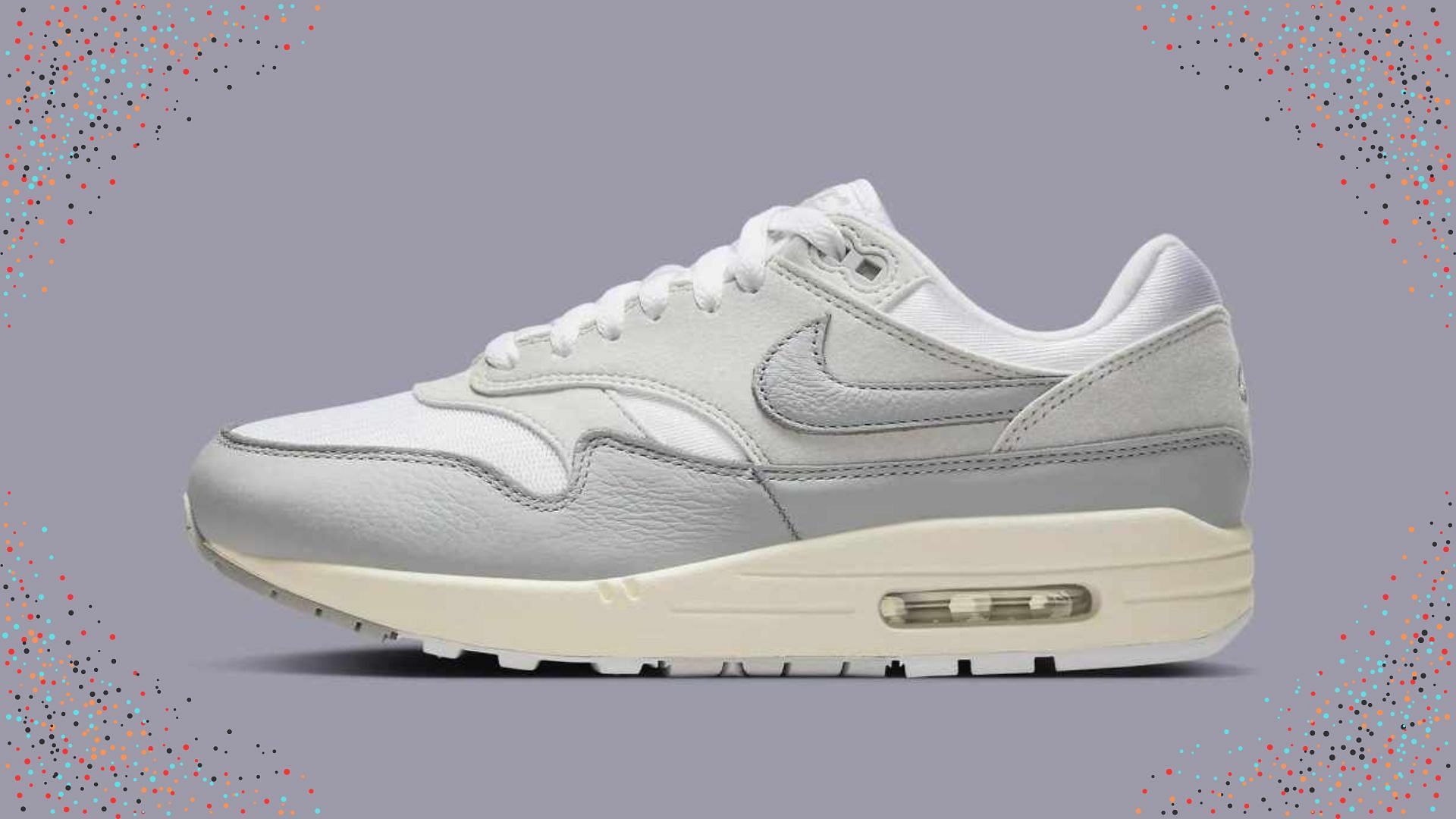 Nike Air Max 1 Pure Platinum shoes (Image via YouTube/@inboxtogo)