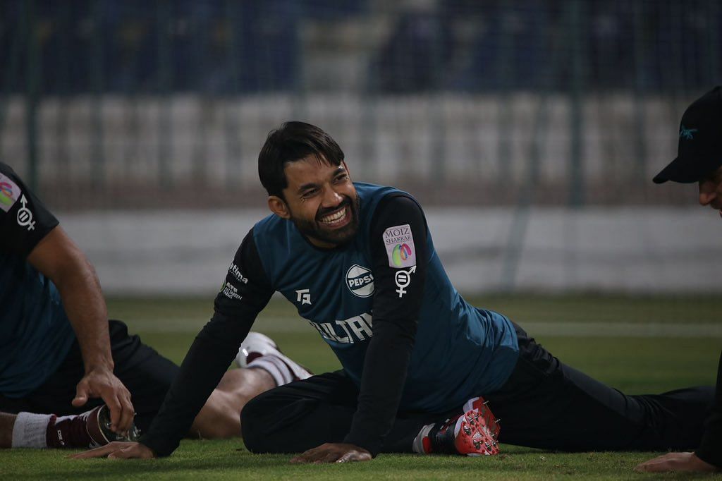 Mohammad Rizwan spotted during practice session (Image Courtesy: X/Multan Sultans)