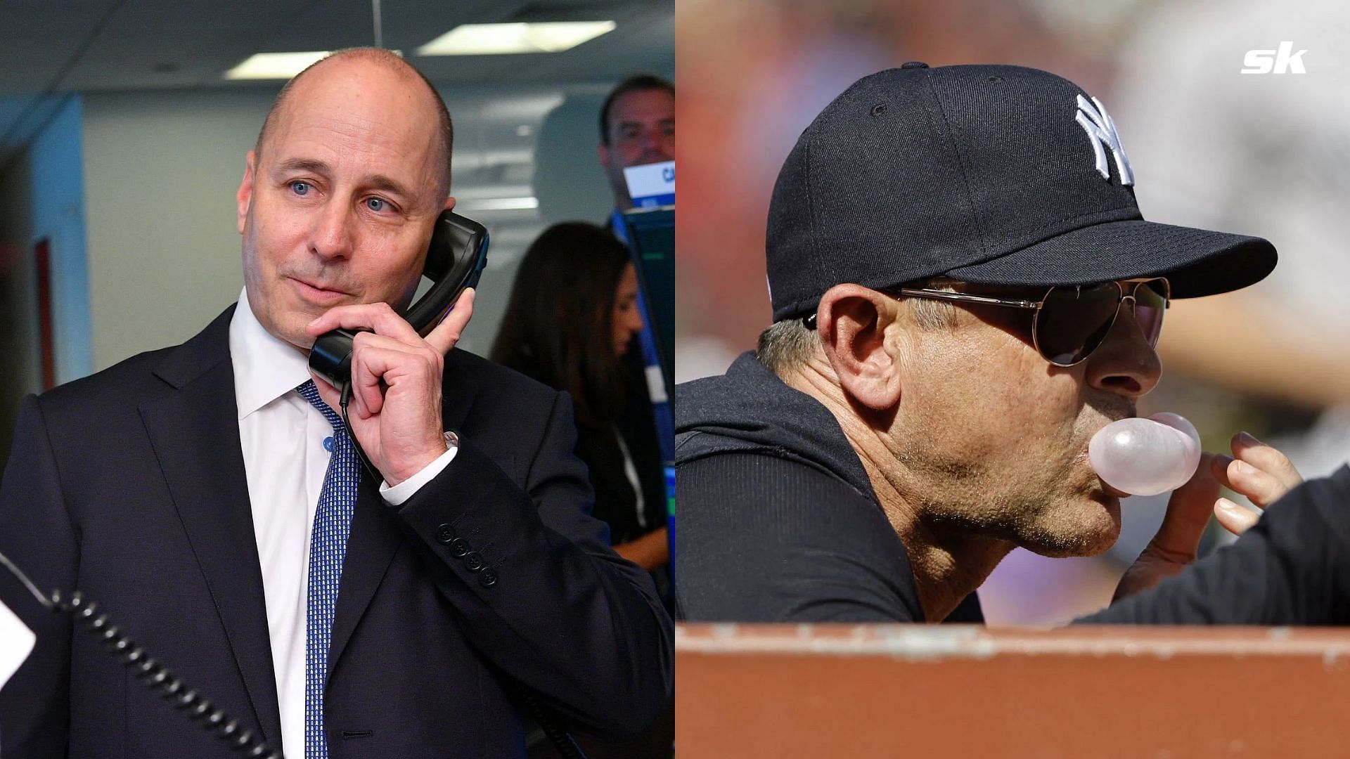 Yankees General Manager Brian Cashman &amp; Manager Aaron Boone