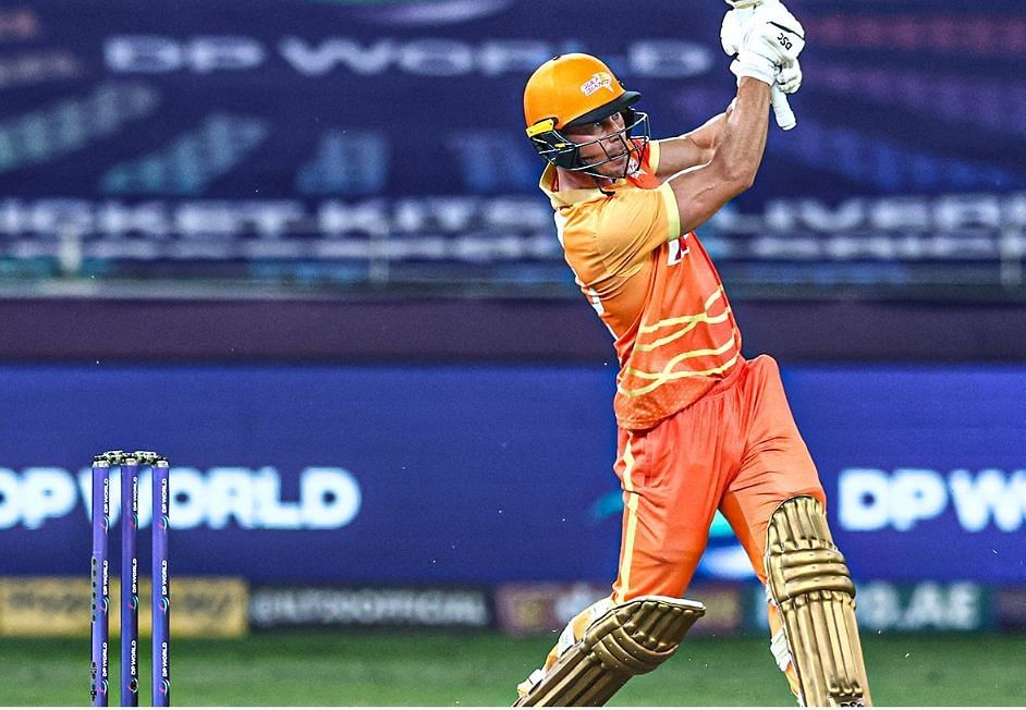 Chris Lynn in action (Image Courtesy: X/Gulf Giants)
