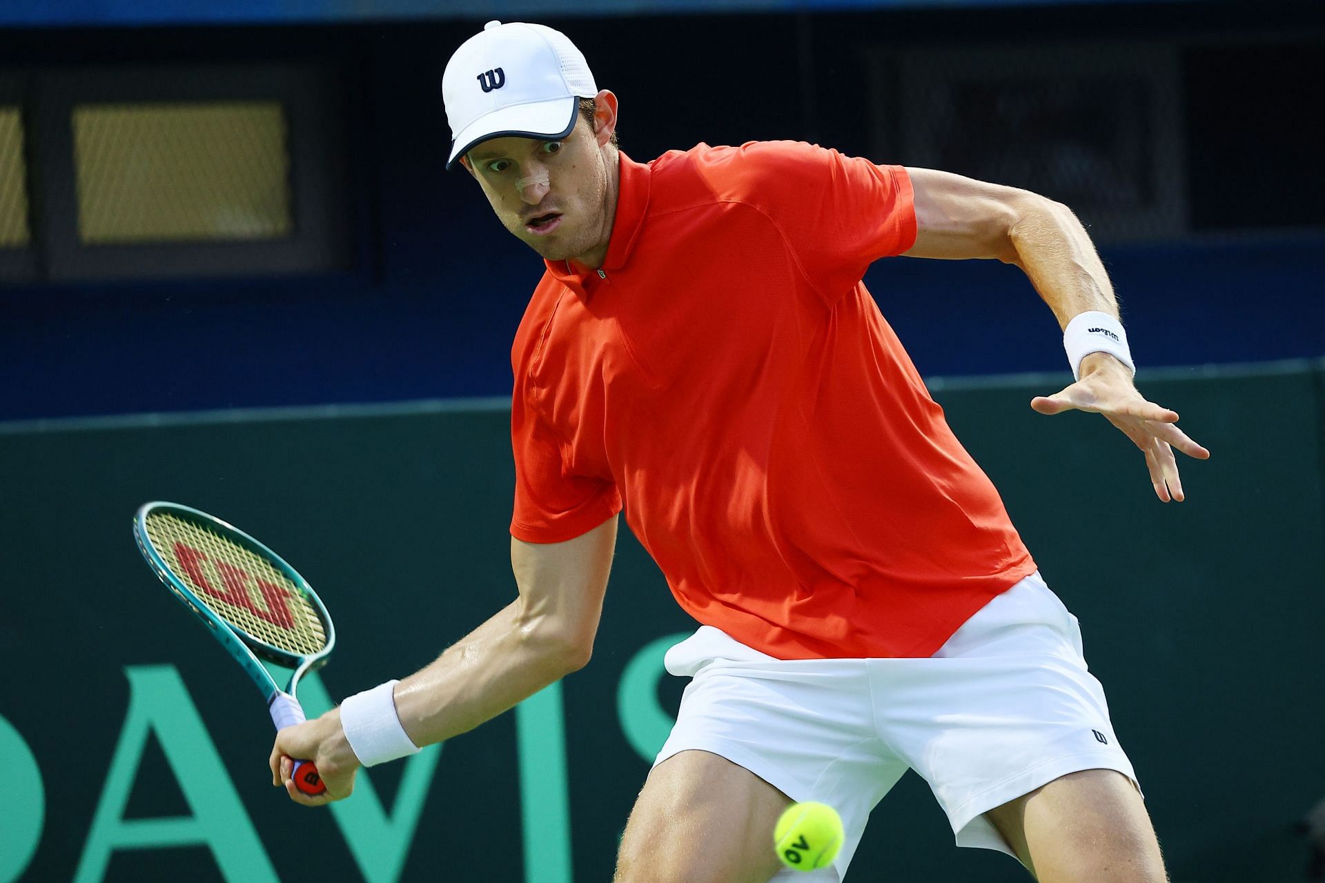 Nicolas Jarry at the 2024 Davis Cup.