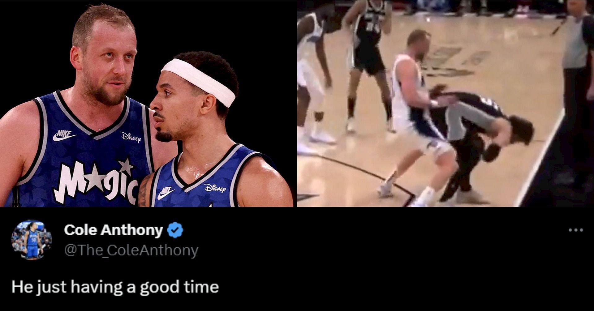 Cole Anthony gives hysterical reaction to bawdy Joe Ingles video
