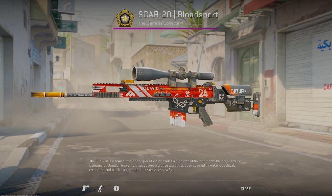 SCAR-20 Bloodsport (Image via Valve || YouTube/covernant)