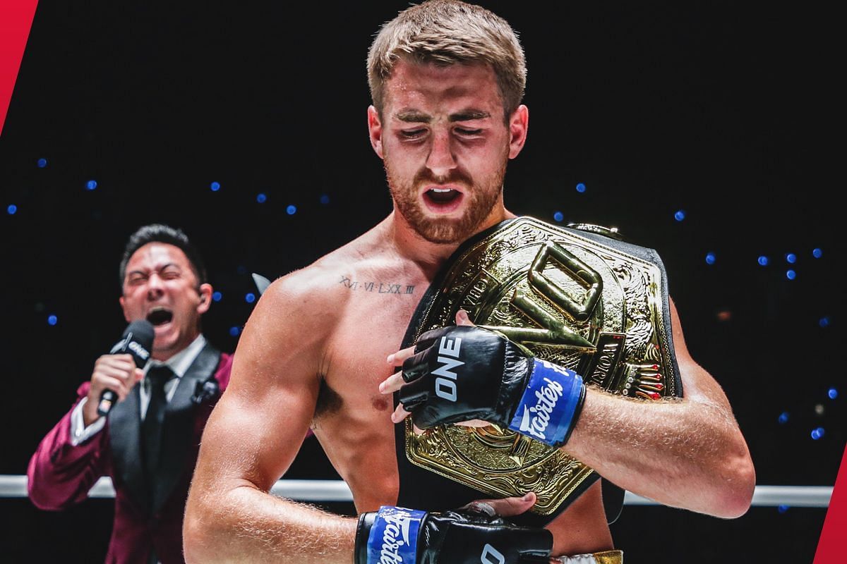 Jonathan Haggerty says to be the best you have to have a go-getting mindset. -- Photo by ONE Championship
