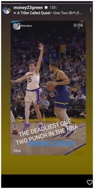 Draymond Green Stephen Curry Golden State Warriors